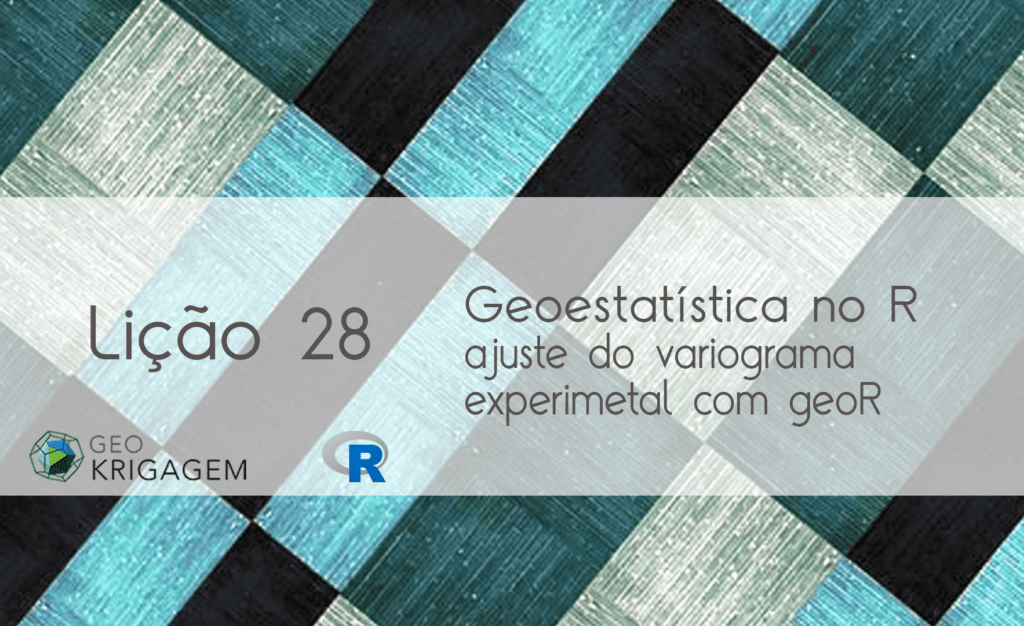 Lição 28 - Geoestatística no R: ajuste do variograma experimental com GeoR - Variograma experimental no R