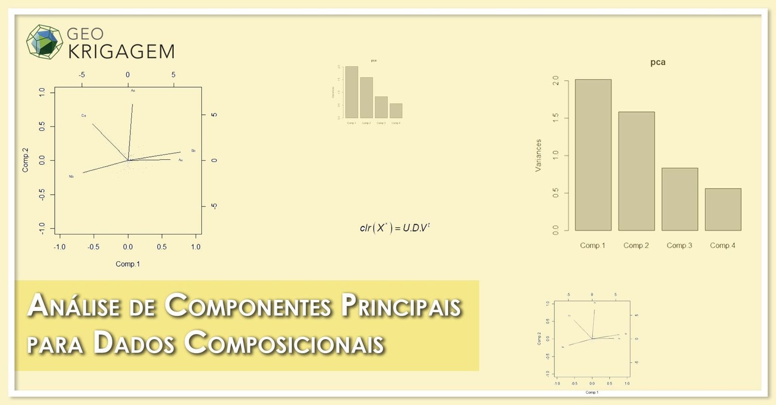 Análise de Componentes Principais (PCA) para Dados Composicionais